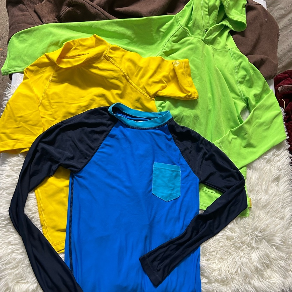 UV SkinsVibrant Kids Swim Rashguards Set